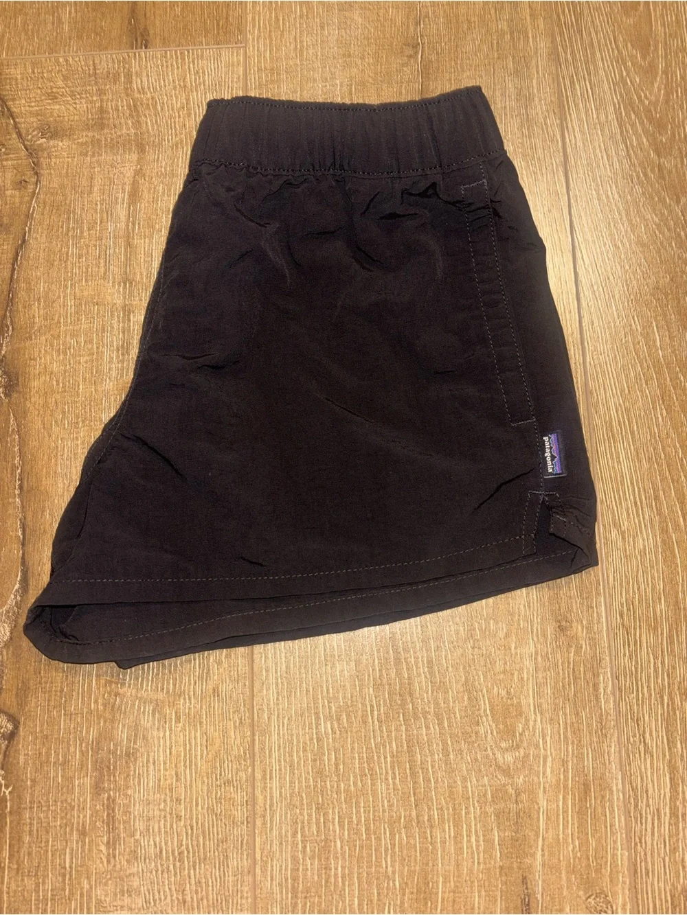 Patagonia Black Women's Athletic Elastic-Waist Shorts